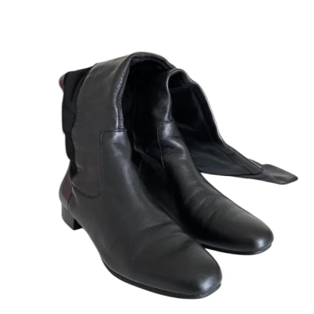 Louise Et Cie Andora OTK Boots Black Leather Stretch Louise et Cie 7M
